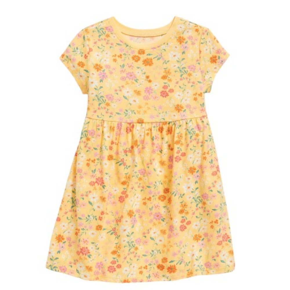 NEW Dolman Sleeve Fit &‎ Flare Dress Toddlers. Floral. Size 12-18 mo